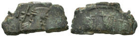 Weight 2.14 gr - Diameter 22 mm Bronze Byzantine Coin. Sold as seen.