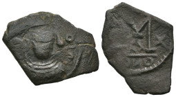 Weight 3.58 gr - Diameter 25 mm Bronze Byzantine Coin. Sold as seen.