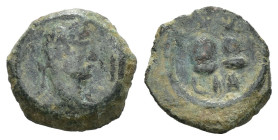Weight 0.96 gr - Diameter 10 mm Amar Collection Bronze Coin. Sold as seen.