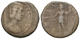 Weight 5.91 gr - Diameter 21 mm Amar Collection Bronze Coin.  Julia Domna, Phigaleia, Arkadia. Peloponnesos.