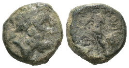 Weight 3.95 gr - Diameter 14 mm Bronze Coin. Sold as seen.