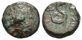 Weight 3.74 gr - Diameter 14 mm Bronze Coin. Sold as seen.