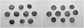 Weight 13.01 gr, 10 pieces Bronze Group coins. Sold as seen.