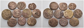 Weight 69.12 gr, 10 pieces Bronze Group coins. Sold as seen.