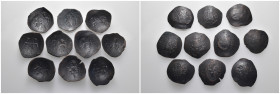 Weight 28.91 gr, 10 pieces Bronze Byzantine Group coins. Sold as seen.
