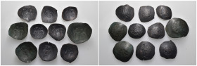 Weight 30.53 gr, 10 pieces Bronze Byzantine Group coins. Sold as seen.