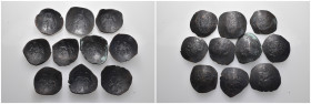 Weight 29.00 gr, 10 pieces Bronze Byzantine Group coins. Sold as seen.
