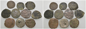 Weight 33.84 gr, 10 pieces Bronze Mix Group coins. Sold as seen.