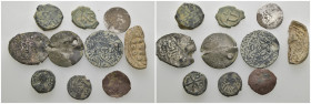 Weight 18.52 gr, 10 pieces Bronze Mix Group coins. Sold as seen.