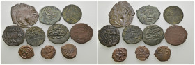 Weight 24.89 gr, 10 pieces Bronze Mix Group coins. Sold as seen.