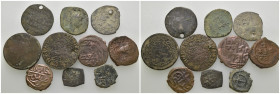Weight 20.99 gr, 10 pieces Bronze Mix Group coins. Sold as seen.