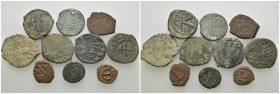 Weight 30.01 gr, 10 pieces Bronze Mix Group coins. Sold as seen.