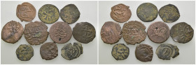 Weight 29.64 gr, 10 pieces Bronze Mix Group coins. Sold as seen.