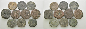 Weight 106.28 gr, 10 pieces Bronze Mix Group coins. Sold as seen.