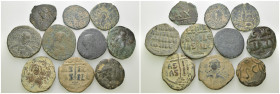 Weight 87.64 gr, 10 pieces Bronze Mix Group coins. Sold as seen.