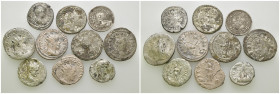 Weight 31.44 gr, 10 pieces Silver Mix Group coins. Sold as seen.