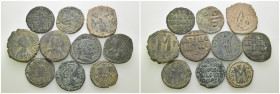 Weight 86.87 gr, 10 pieces Bronze Mix Group coins. Sold as seen.