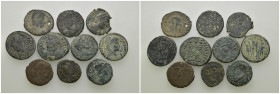Weight 22.06 gr, 10 pieces Bronze Mix Group coins. Sold as seen.