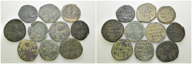 Weight 106.72 gr, 10 pieces Bronze Mix Group coins. Sold as seen.