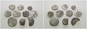 Weight 16.41 gr, 10 pieces Silver Mix Group coins. Sold as seen.