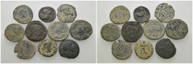Weight 24.56 gr, 10 pieces Bronze Mix Group coins. Sold as seen.