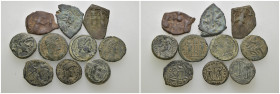 Weight 26.45 gr, 10 pieces Bronze Mix Group coins. Sold as seen.