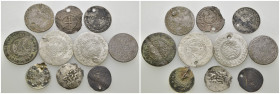 Weight 10.72 gr, 10 pieces Mix Group coins. Sold as seen.