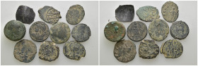 Weight 28.62 gr, 10 pieces Bronze Mix Group coins. Sold as seen.