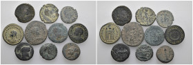 Weight 29.26 gr, 10 pieces Bronze Mix Group coins. Sold as seen.