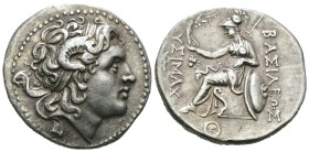Weight 16.91 gr - Diameter 29 mm

Kings of Thrace Lysimachos, 305-281 BC. Tetradrachm