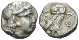 Weight 16.91 gr - Diameter 23 mm

ATTICA, Athens, (300-262 B.C.), silver tetradrachm