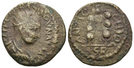 Weight 4.89 gr - Diameter 21 mm Roman Provincial Bronze Coin