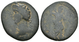 Weight 5.82 gr - Diameter 24 mm Roman Provincial Bronze Coin