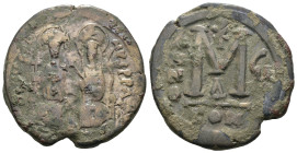 Weight 15.35 gr - Diameter 29 mm Byzantine Bronze Coin
