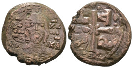 Weight 8.91 gr - Diameter 24 mm Byzantine Bronze Coin