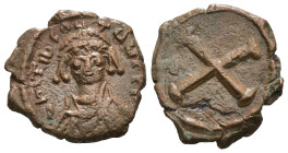 Weight 3.13 gr - Diameter 19 mm Byzantine Bronze Coin