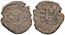 Weight 11.29 gr - Diameter 28 mm Byzantine Bronze Coin