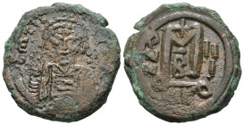 Weight 11.95 gr - Diameter 25 mm Byzantine Bronze Coin