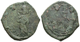 Weight 10.73 gr - Diameter 27 mm Byzantine Bronze Coin