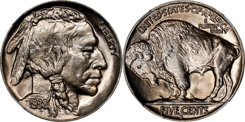 1938-D Buffalo Nickel. MS-67 (NGC).
PCGS# 3984. NGC ID: 22SZ.

Estimate: $113