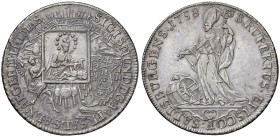AUSTRIA Salisburgo Sigismondo III Graf von Schrattenbach (1753-1771) Tallero 1758 - KM 391 AG (g 28,04) 
BB+