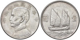 CINA Repubblica (1912-1949) Dollaro An. 23 (1934) - KM Y 345 AG (g 26,78)
M.di SPL