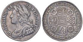 GRAN BRETAGNA Giorgio II (1727-1760) Scellino 1739 - KM 561.4 AG (g 5,97) 
BB