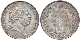 GRAN BRETAGNA Giorgio III (1760-1820) Token 10 Penny 1813 - AG (g 3,51)
SPL