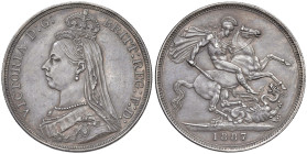 GRAN BRETAGNA Vittoria (1837-1901) Corona 1887 - KM 765 AG (g 28,15) Segnetti di pulizia.
qSPL