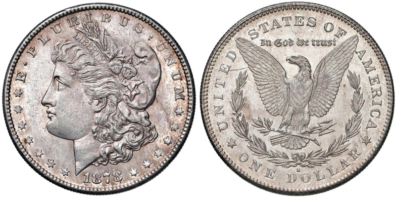 STATI UNITI Dollaro 1878 S - KM 110 AG (g 26,83) 
qFDC