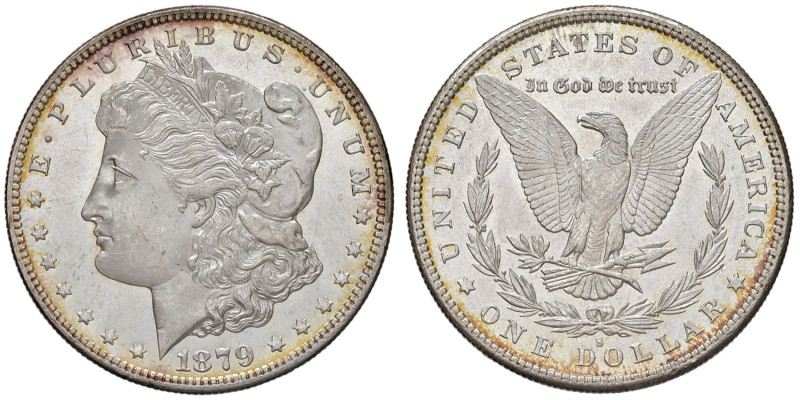 STATI UNITI Dollaro 1879 S - KM 110 AG (g 26,82)
qFDC/FDC