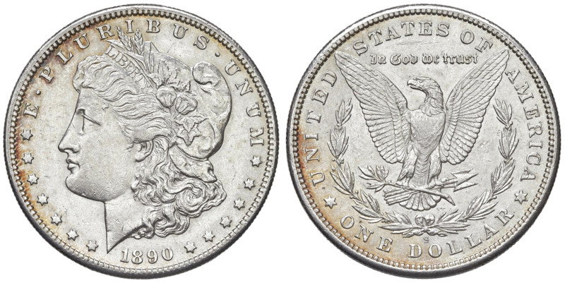 STATI UNITI Dollaro 1890 S - KM 110 AG (g 26,82)
qSPL
