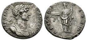 Trajan 103-111 AD. AR Denarius (3 Gr. 18mm.) Rome
Laureate bust right, slight drapery on left shoulder 
Rev. Aequitas standing left, holding scales an...