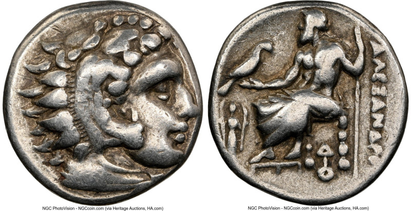 MACEDONIAN KINGDOM. Alexander III the Great (336-323 BC). AR drachm (16mm, 1h). ...